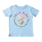 July Girl Birth Flowers (Bouquet) Tee - Toddlers
