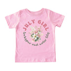 July Girl Birth Flowers (Bouquet) Tee - Toddlers