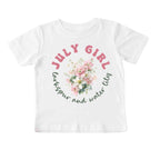 July Girl Birth Flowers (Bouquet) Tee - Toddlers