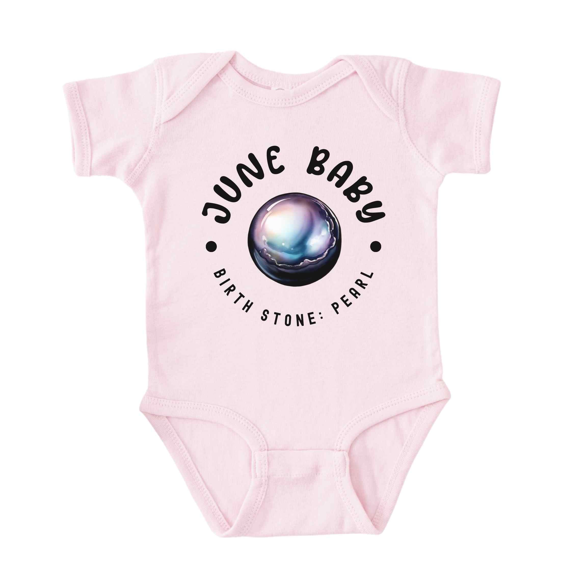 June Baby Birth Stone Bodysuit