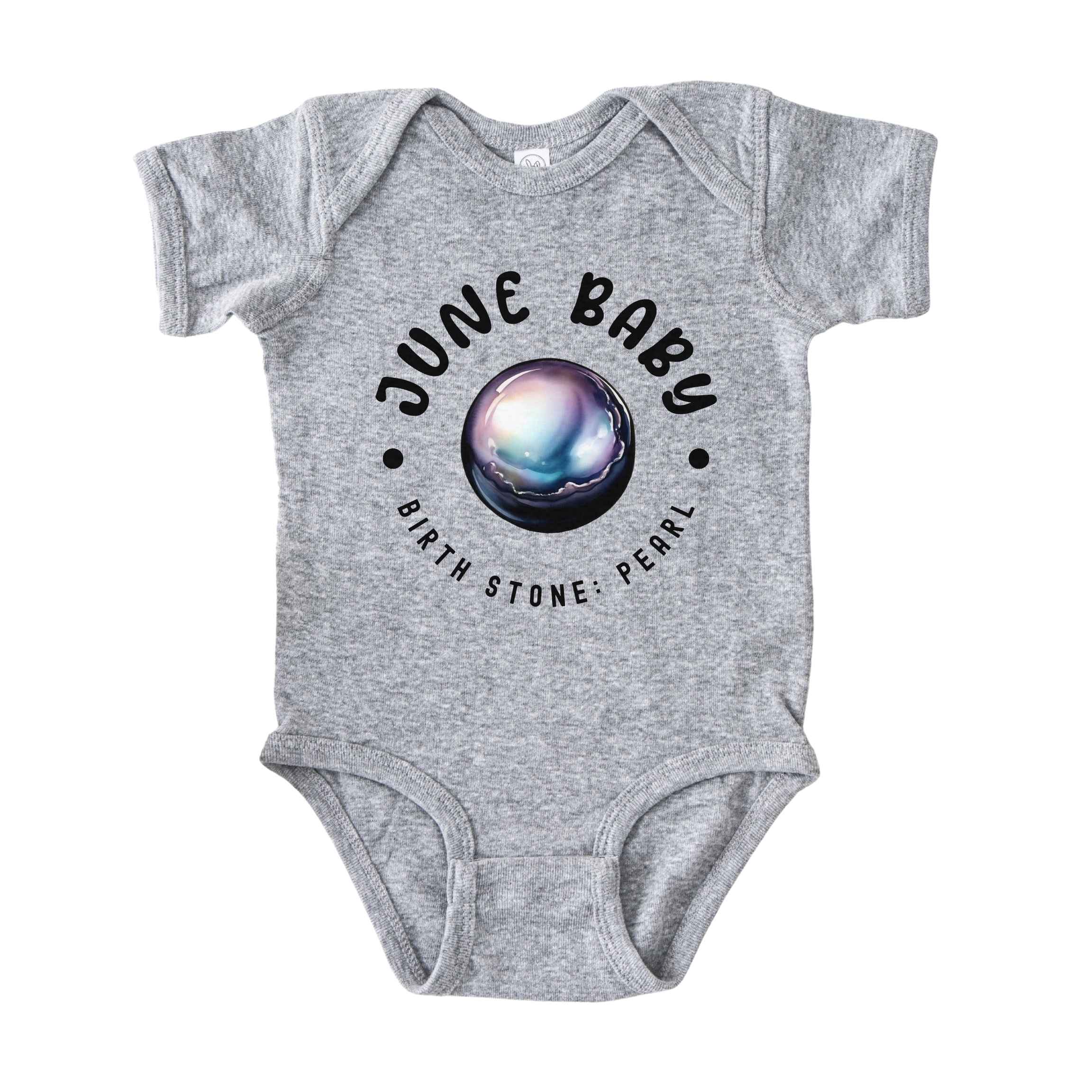 June Baby Birth Stone Bodysuit