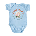 June Baby Birth Flowers (Bouquet) Bodysuit