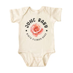 June Baby Main Birth Flower Bodysuit