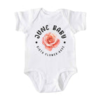 June Baby Main Birth Flower Bodysuit