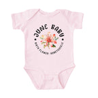 June Baby Alternate Birth Flower Bodysuit