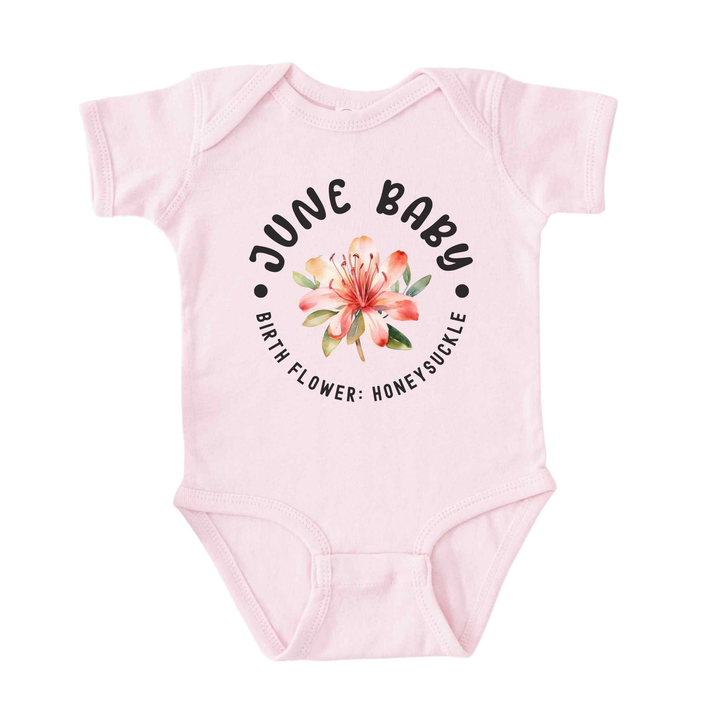 June Baby Alternate Birth Flower Bodysuit