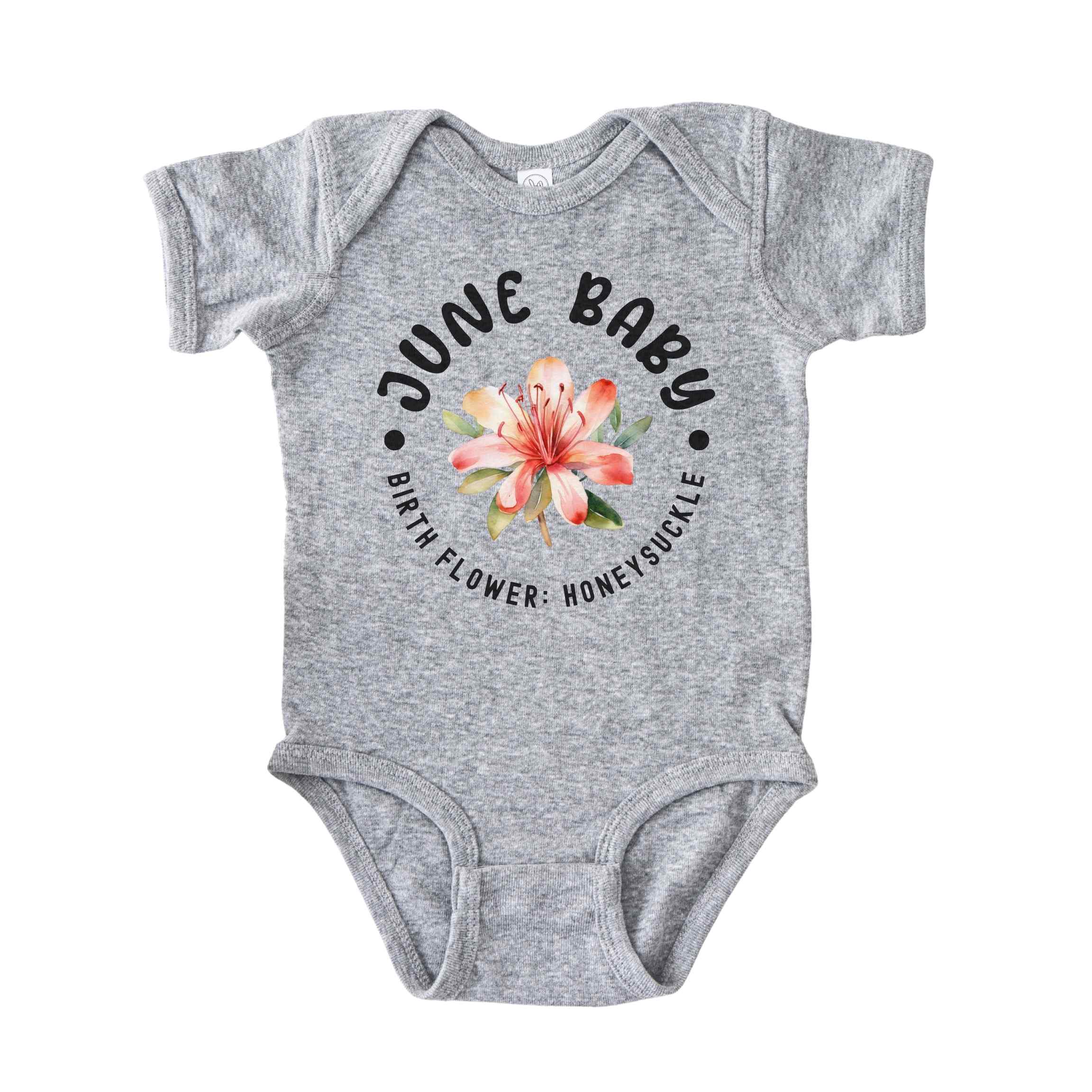 June Baby Alternate Birth Flower Bodysuit