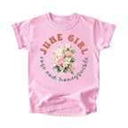 June Girl Birth Flowers (Bouquet) Tee - Kids