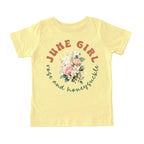 June Girl Birth Flowers (Bouquet) Tee - Toddlers