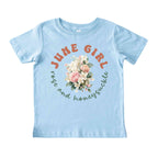 June Girl Birth Flowers (Bouquet) Tee - Toddlers