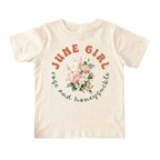 June Girl Birth Flowers (Bouquet) Tee - Toddlers