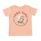 June Girl Birth Flowers (Bouquet) Tee - Toddlers
