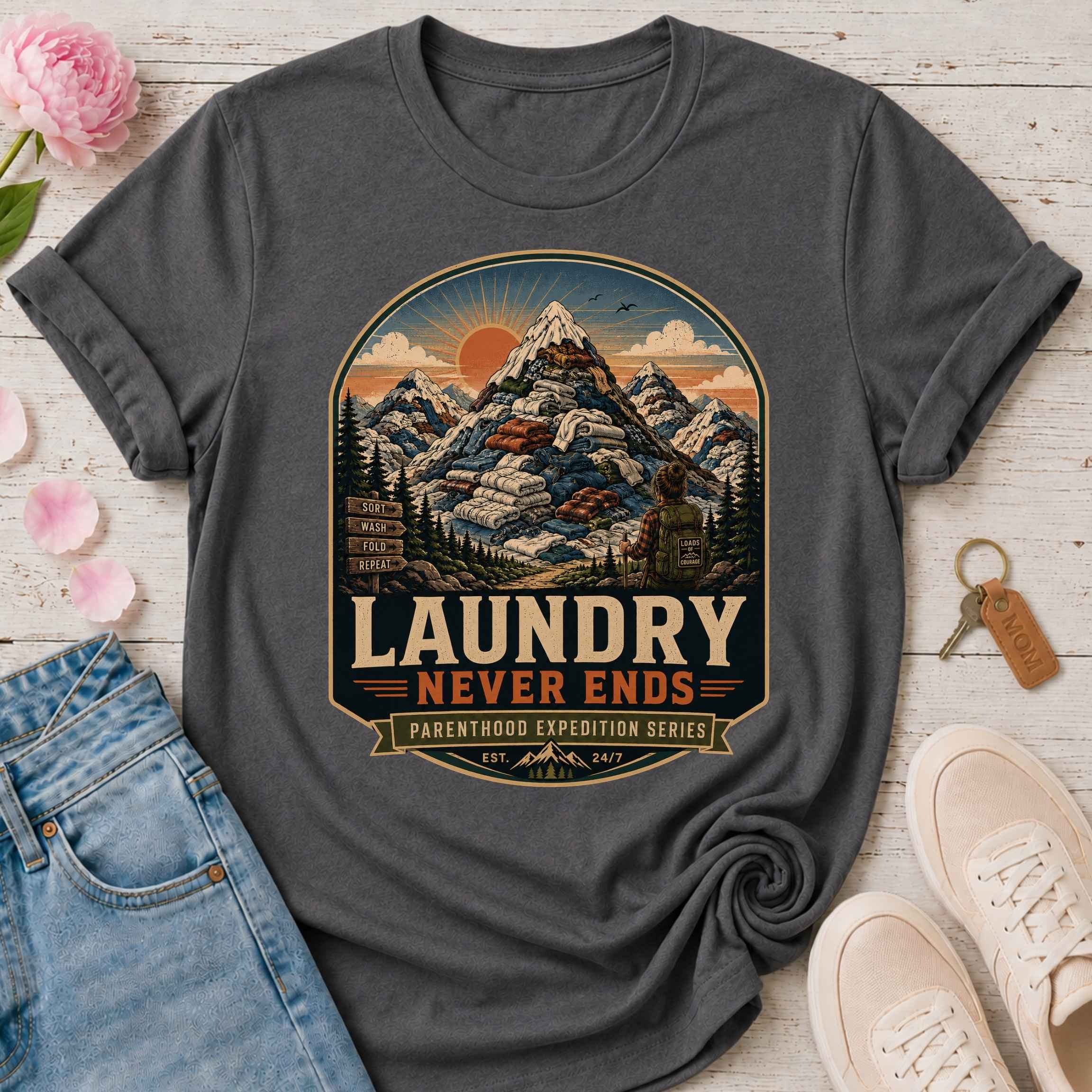 Laundry Never Ends Tee