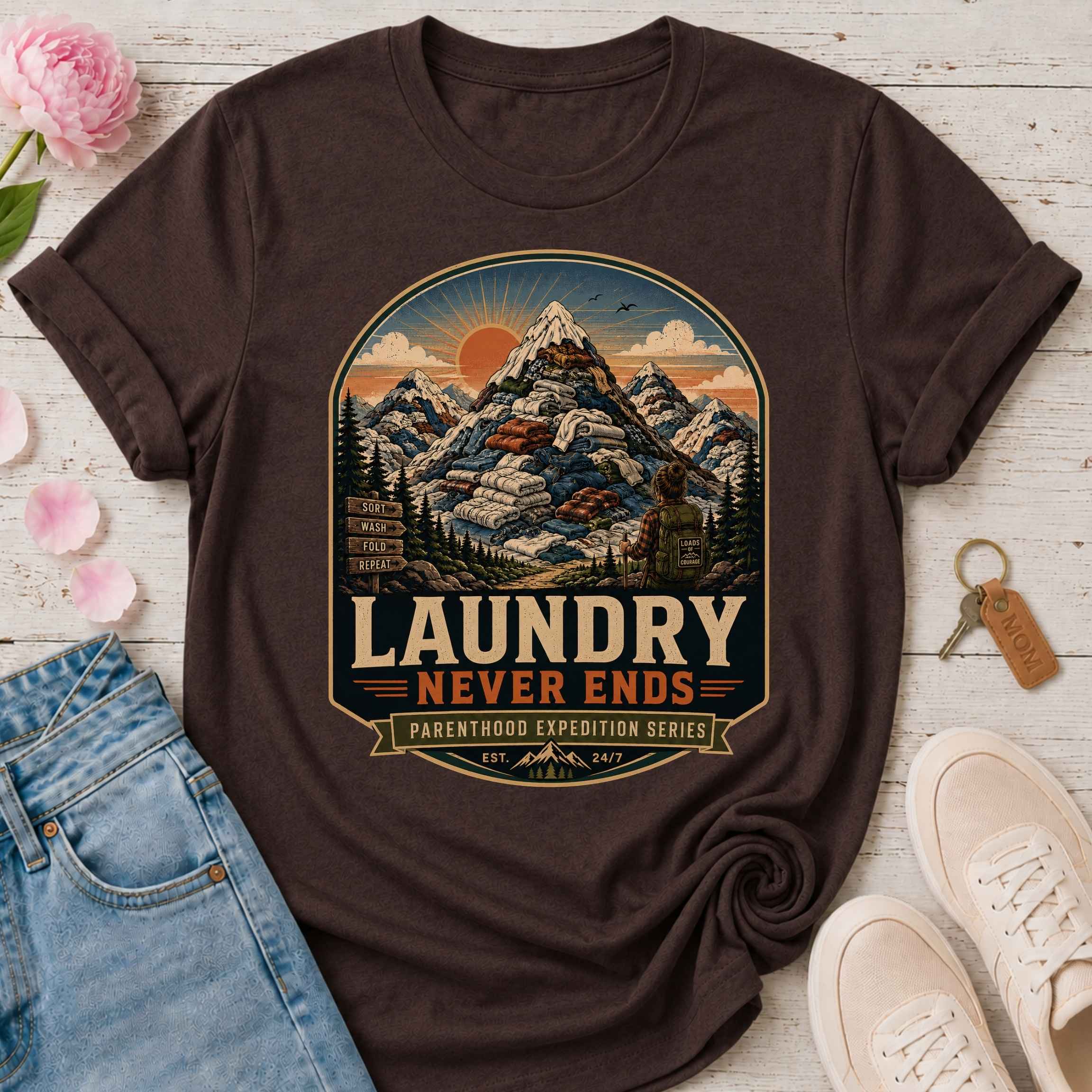 Laundry Never Ends Tee