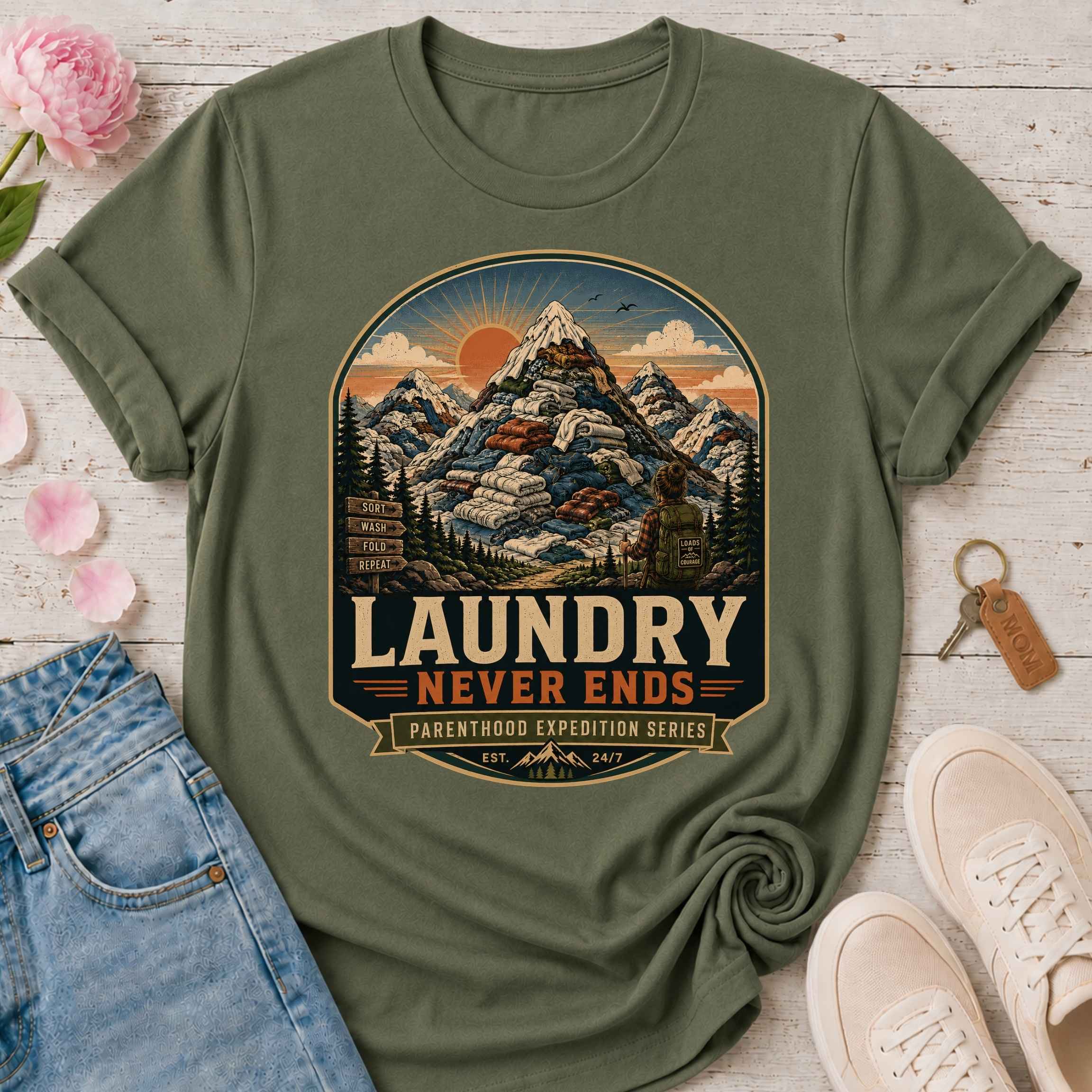 Laundry Never Ends Tee
