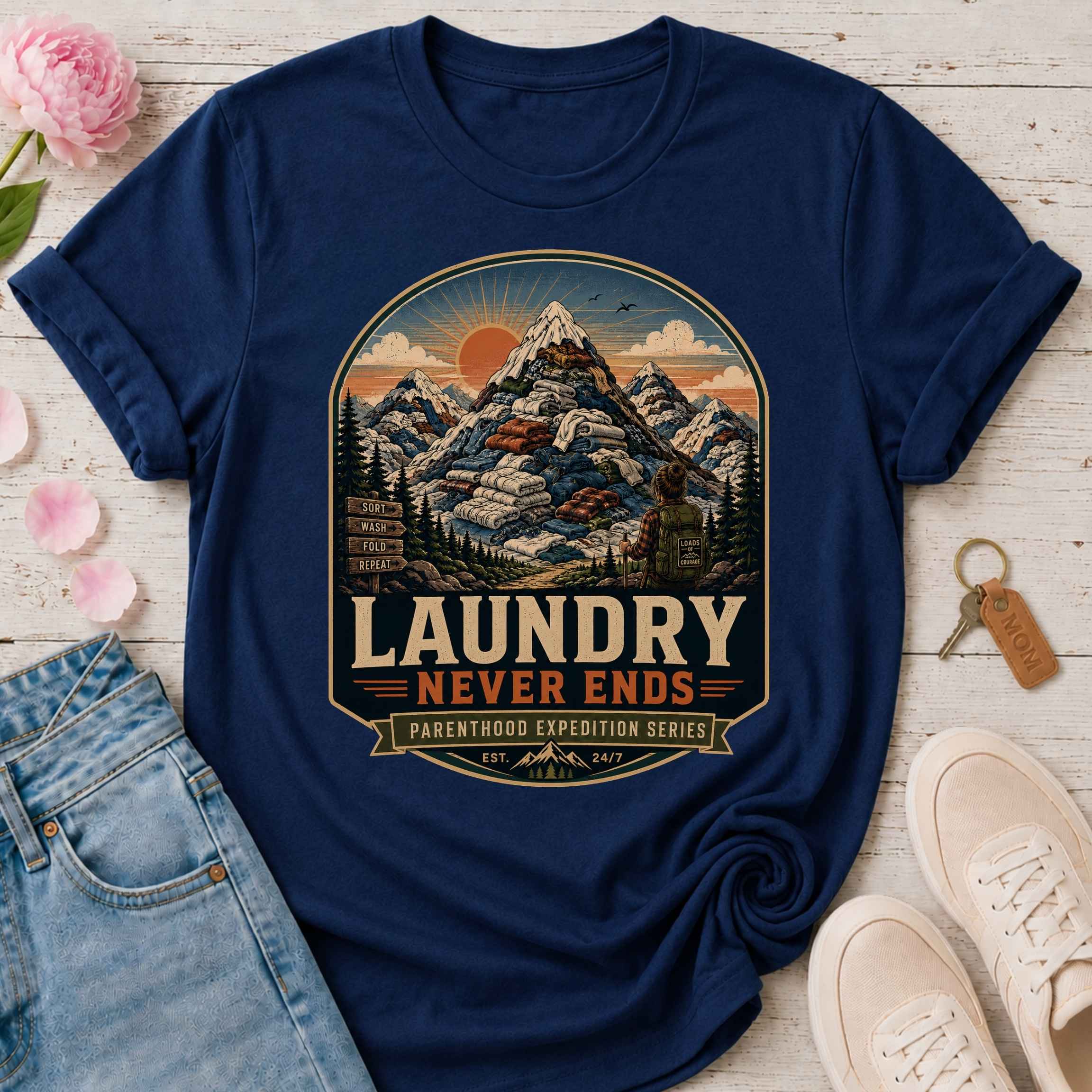Laundry Never Ends Tee