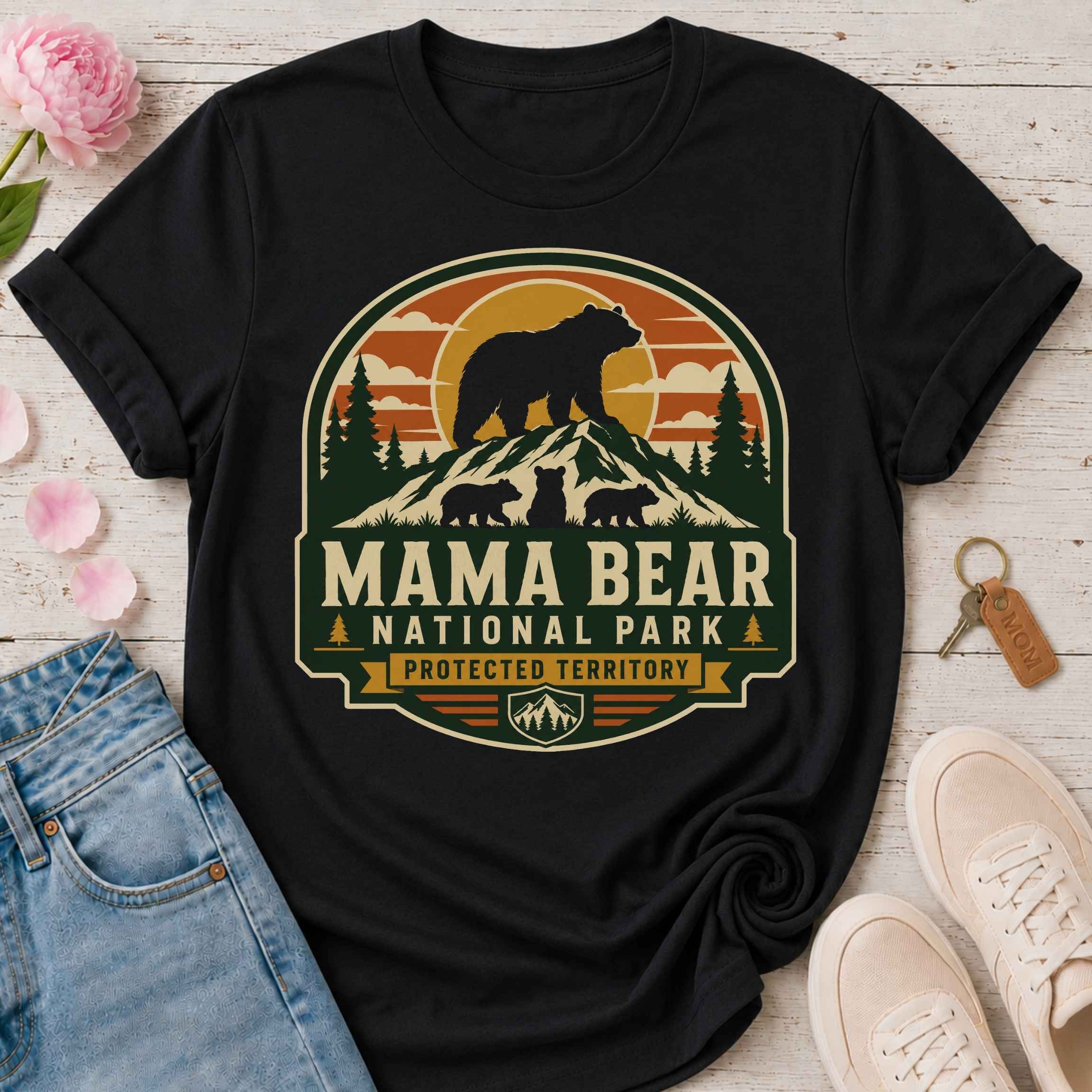 Mama Bear National Park Tee
