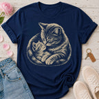 Mama Cat & Her Kitten Tee