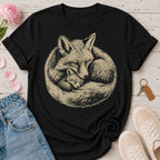 Mama Fox & Her Kit Tee