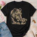 Mama Lion & Her Cub Tee