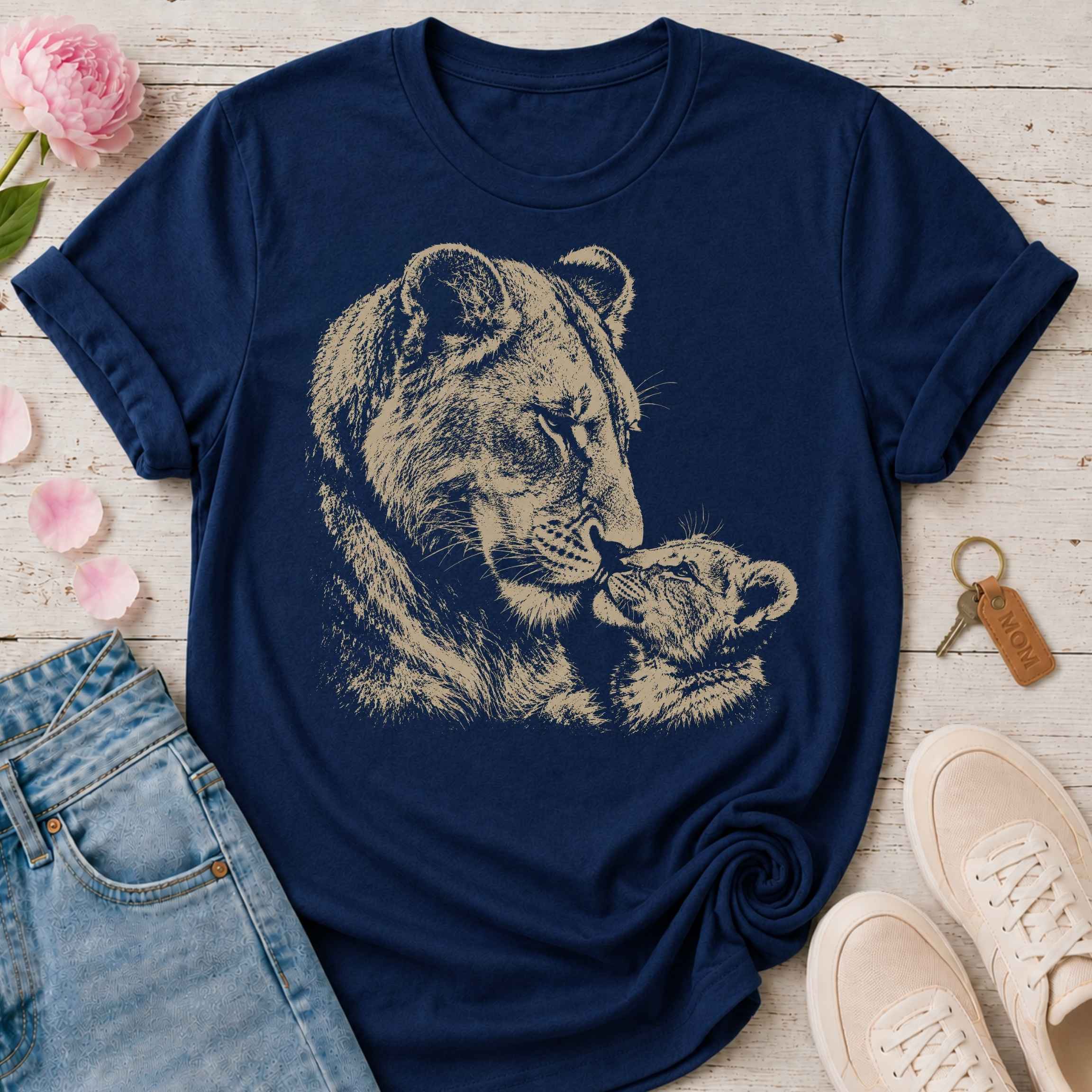 Mama Lion & Her Cub Tee