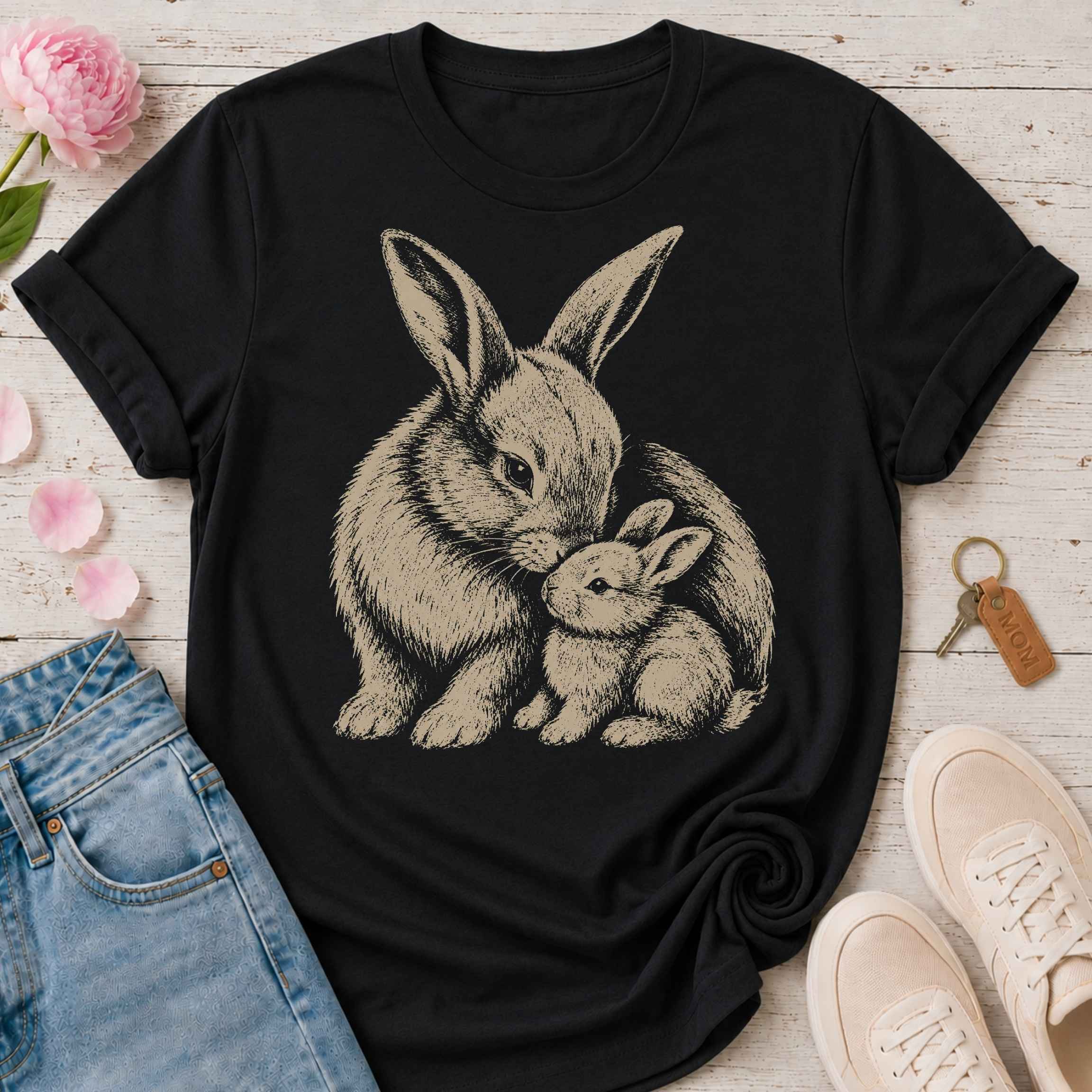 Mama Rabbit & Her Bunny Tee