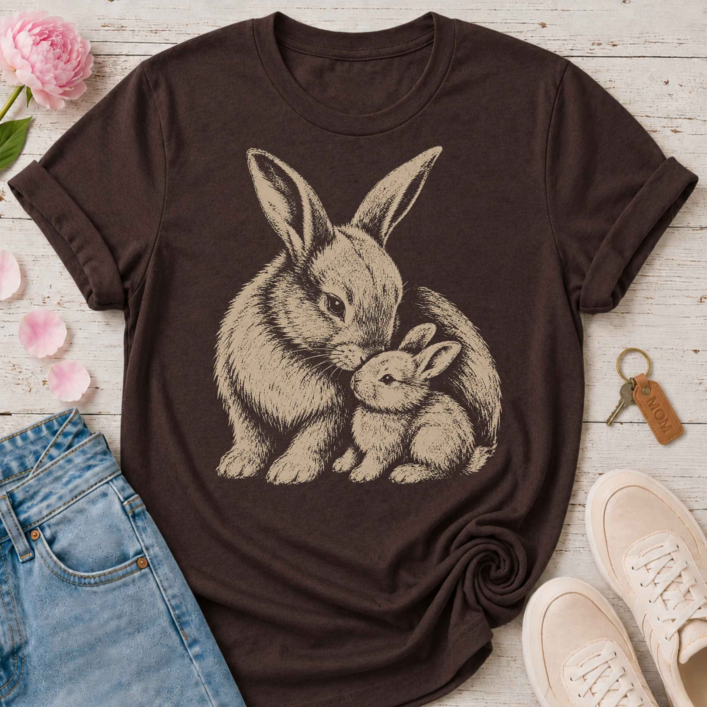 Mama Rabbit & Her Bunny Tee