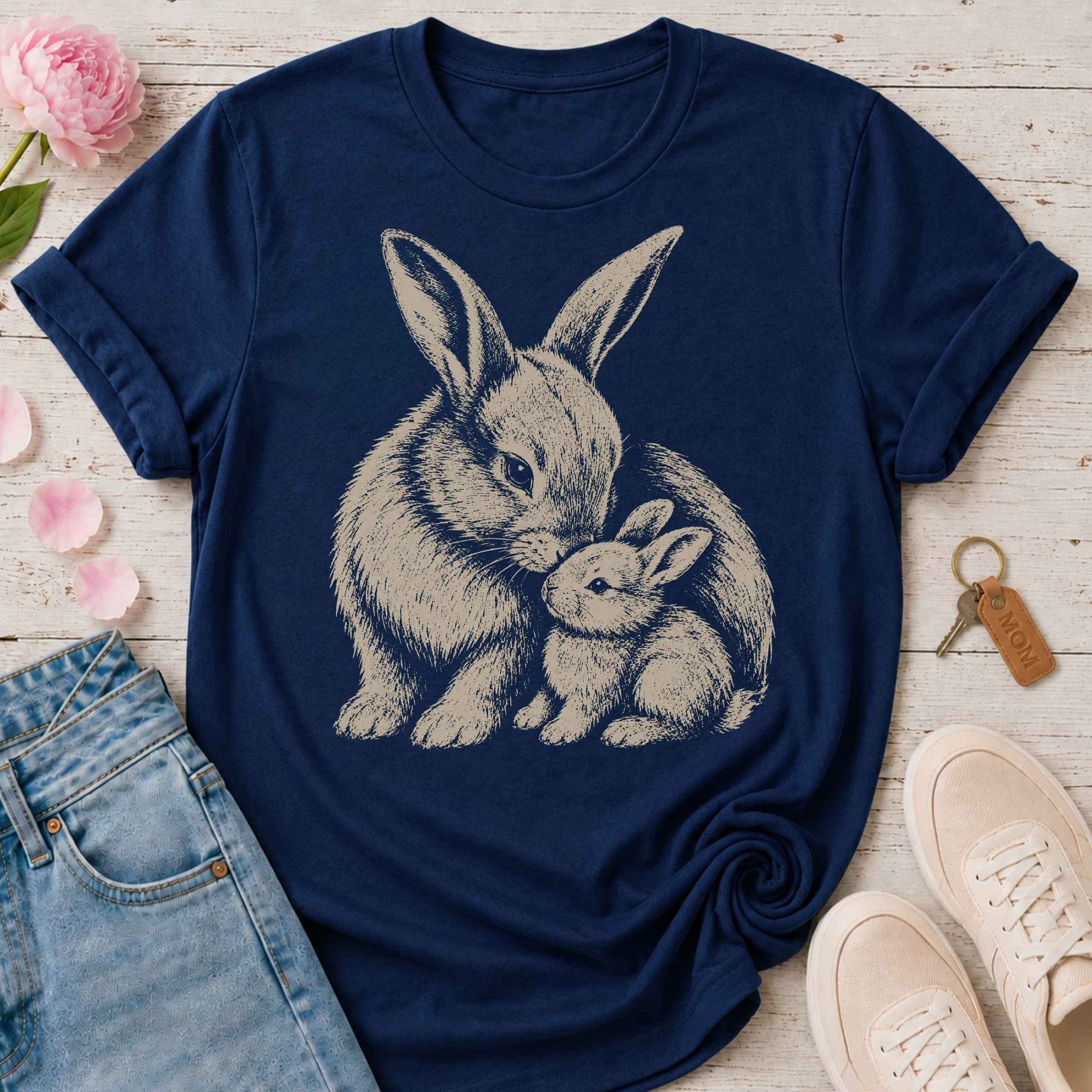 Mama Rabbit & Her Bunny Tee