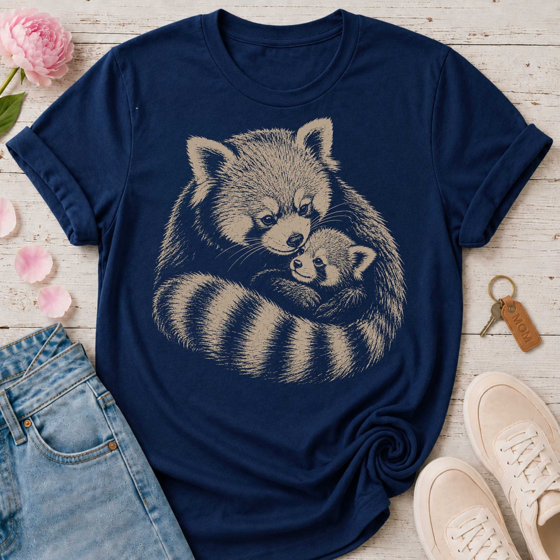 Mama Red Panda & Her Cub Tee