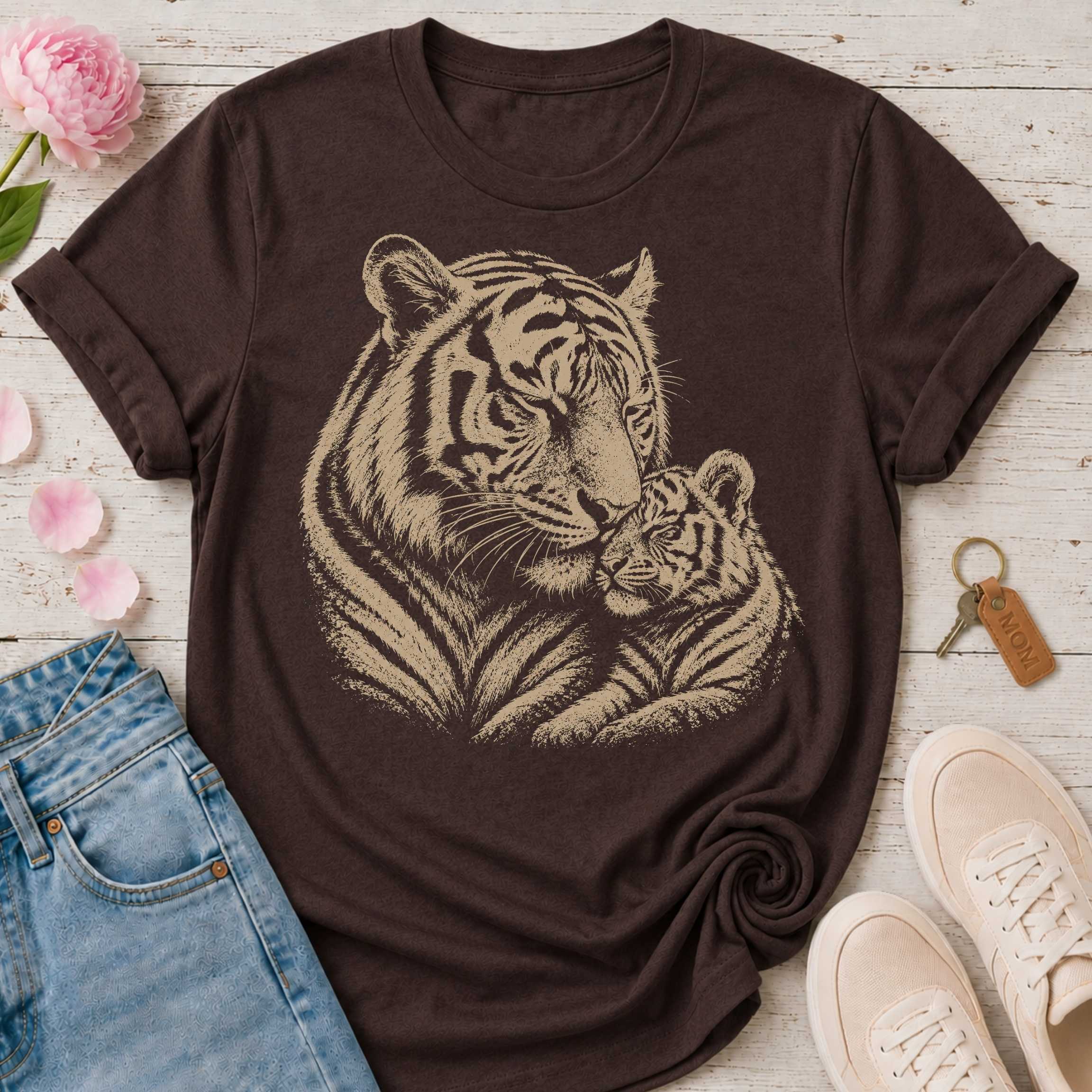 Mama Tiger & Her Cub Tee