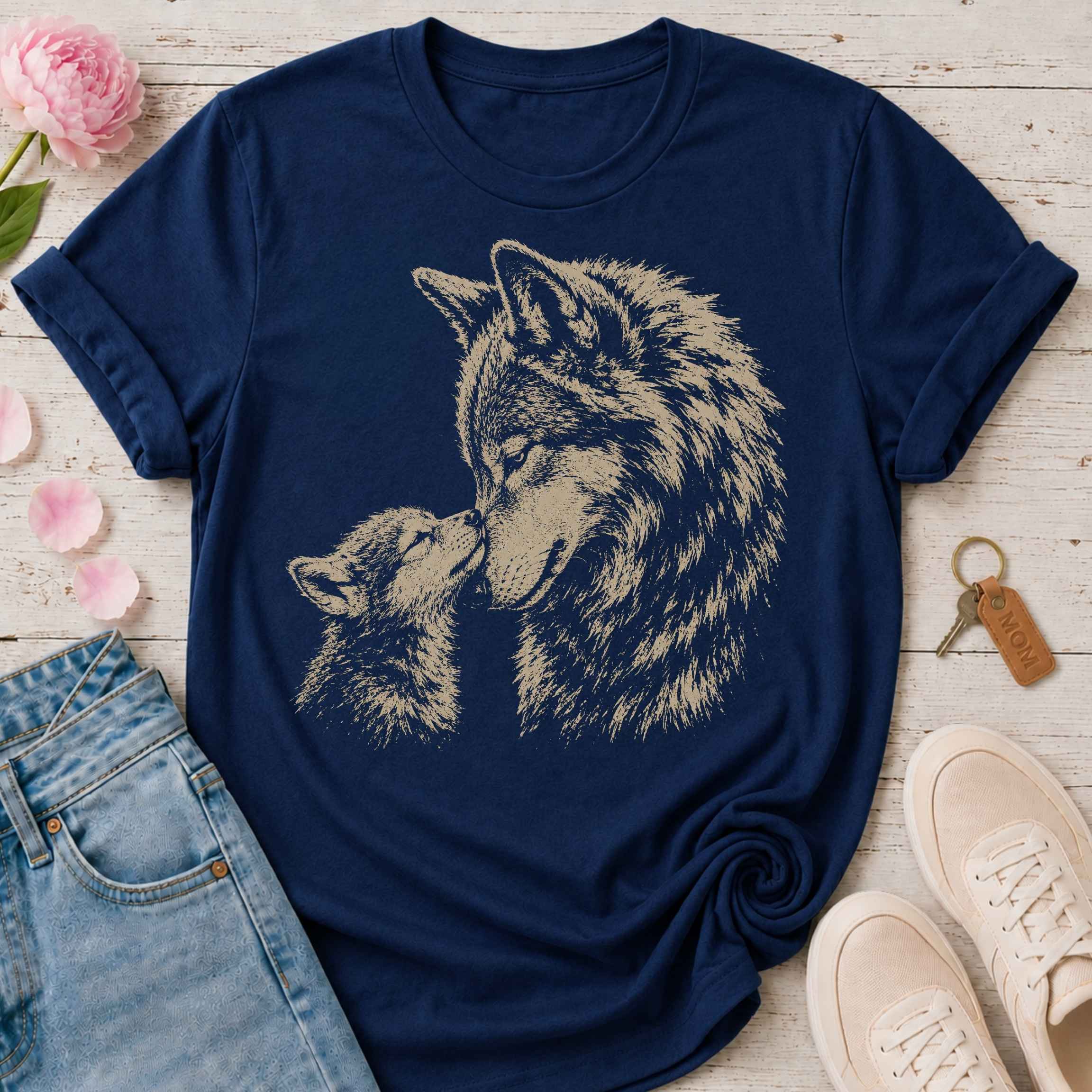 Mama Wolf & Her Pup Tee