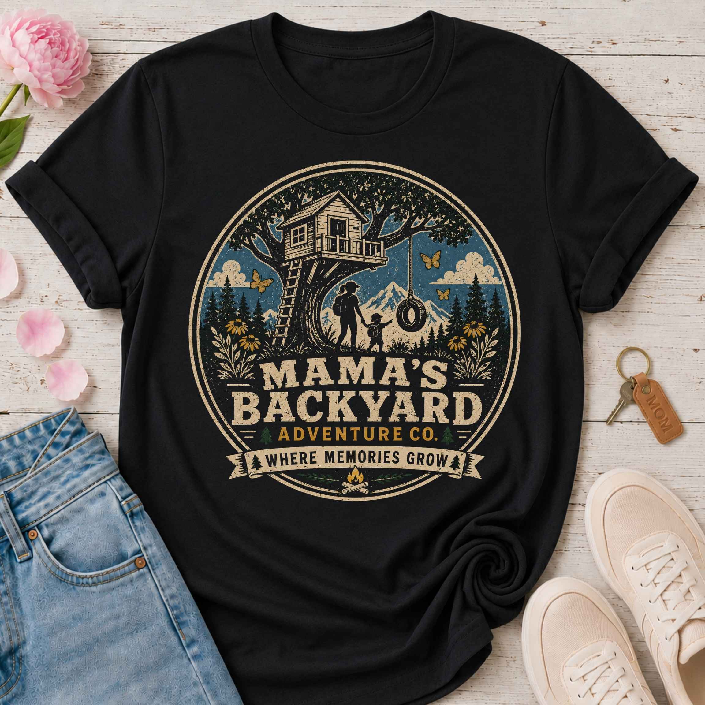 Mama's Backyard Adventure Co. Tee