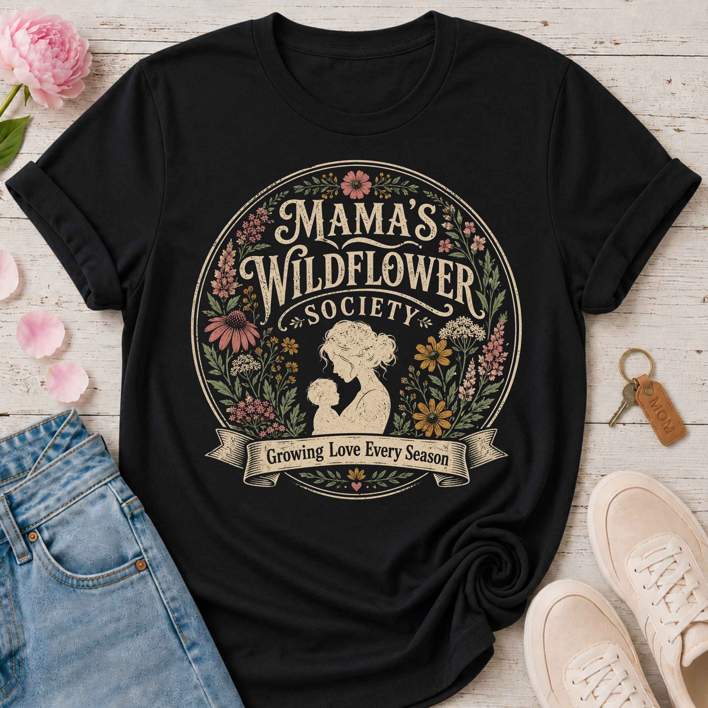 Mama's Wildflower Society Tee