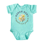 March Baby Birth Flowers (Circle) Bodysuit