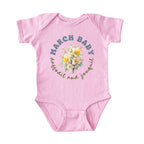 March Baby Birth Flowers (Circle) Bodysuit