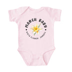 March Baby Alternate Birth Flower Bodysuit
