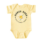March Baby Alternate Birth Flower Bodysuit