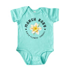 March Baby Alternate Birth Flower Bodysuit