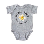 March Baby Alternate Birth Flower Bodysuit