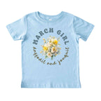 March Girl Birth Flowers (Bouquet) Tee - Toddlers