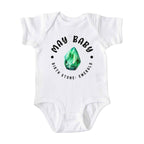 May Baby Birth Stone Bodysuit