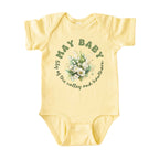 May Baby Birth Flowers (Bouquet) Bodysuit