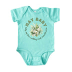 May Baby Birth Flowers (Bouquet) Bodysuit