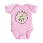 May Baby Birth Flowers (Bouquet) Bodysuit