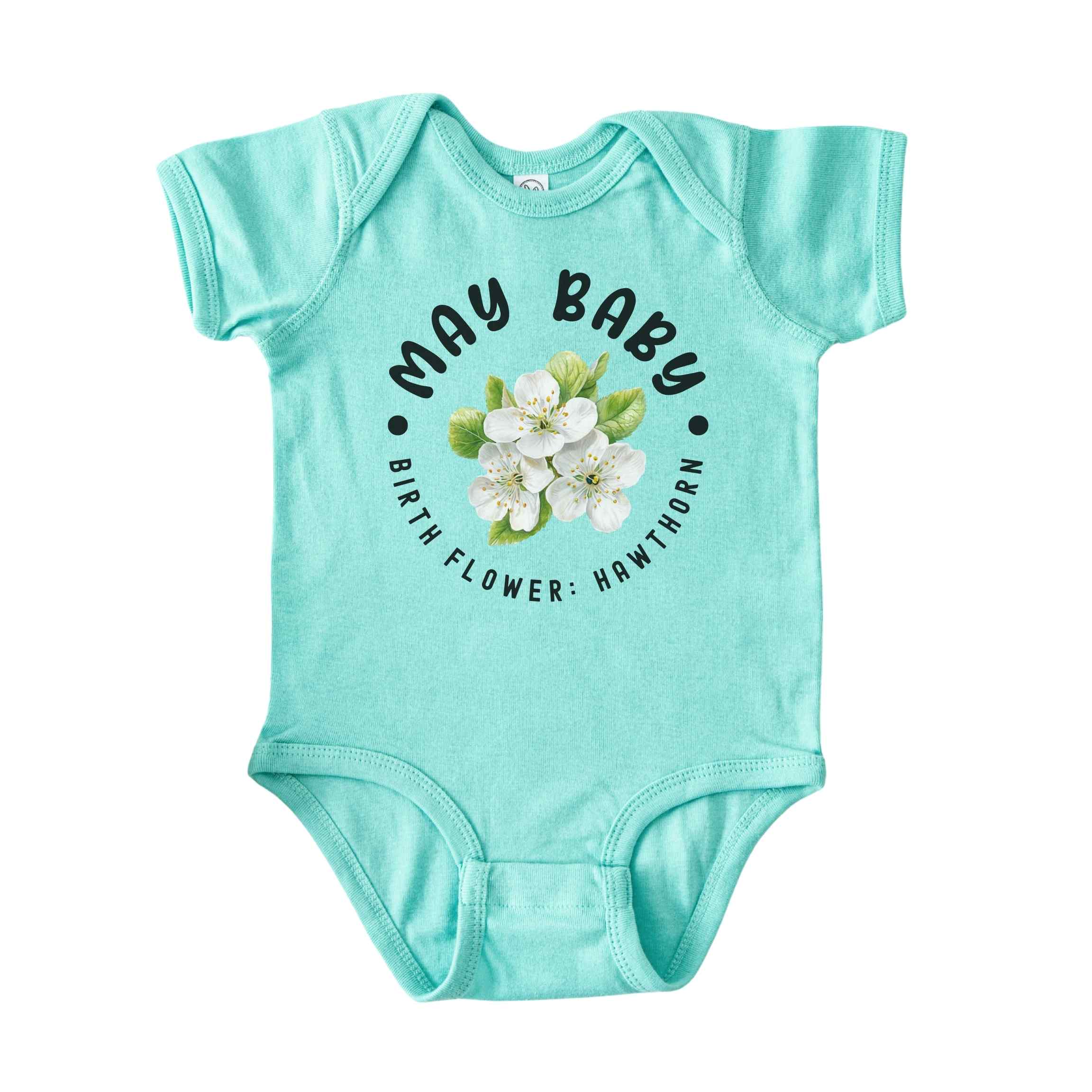 May Baby Alternate Birth Flower Bodysuit