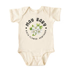 May Baby Alternate Birth Flower Bodysuit