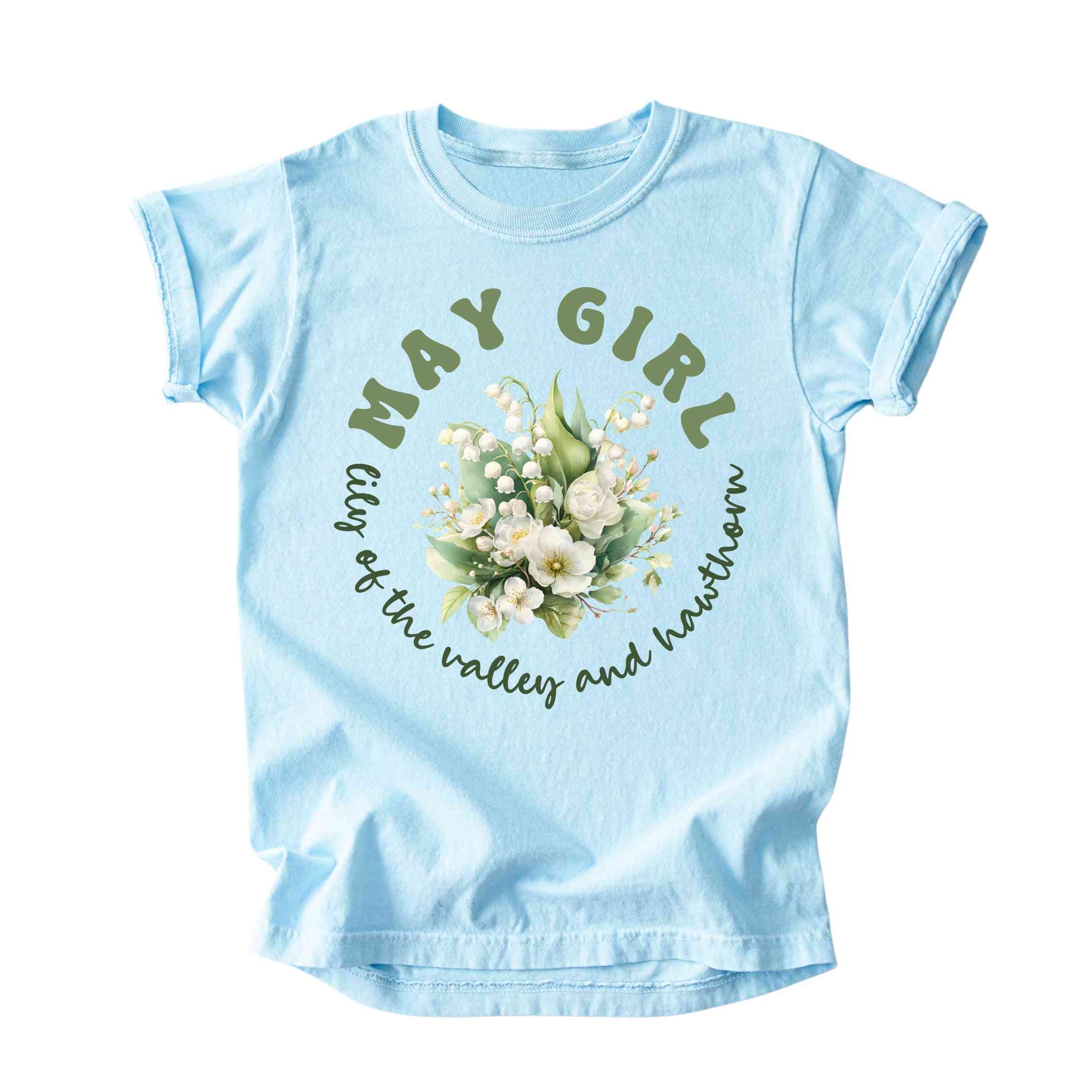 May Girl Birth Flowers (Bouquet) Tee - Kids