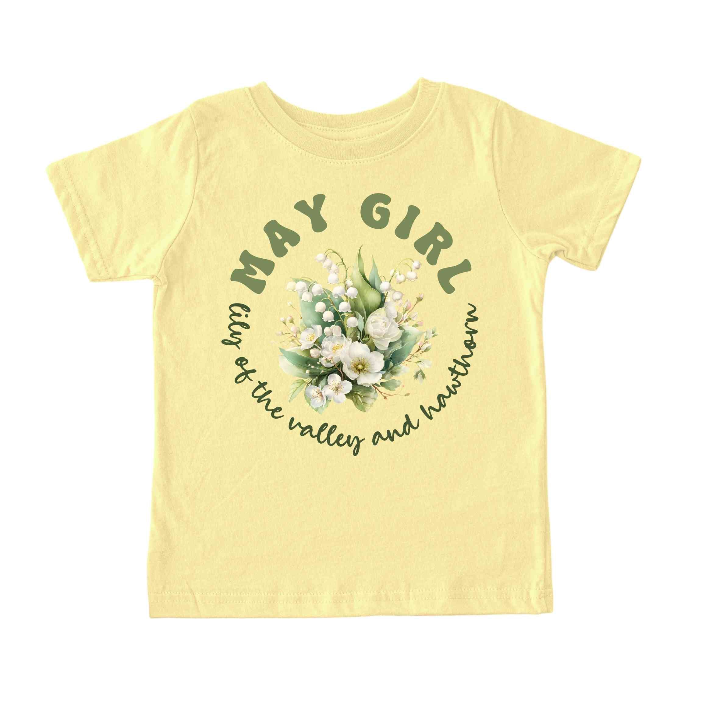 May Girl Birth Flowers (Bouquet) Tee - Toddlers