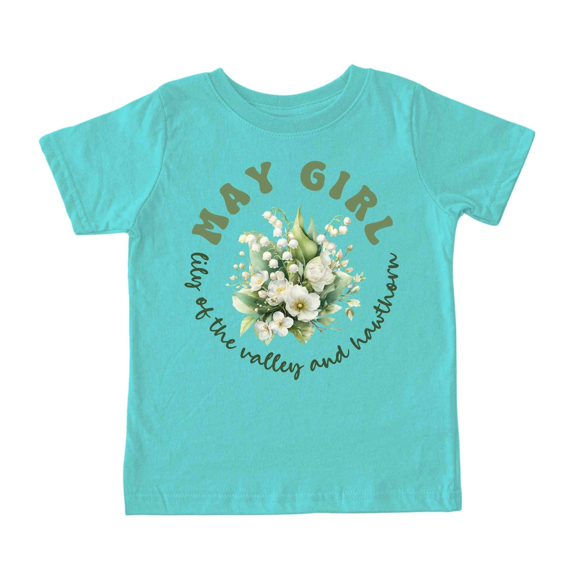 May Girl Birth Flowers (Bouquet) Tee - Toddlers