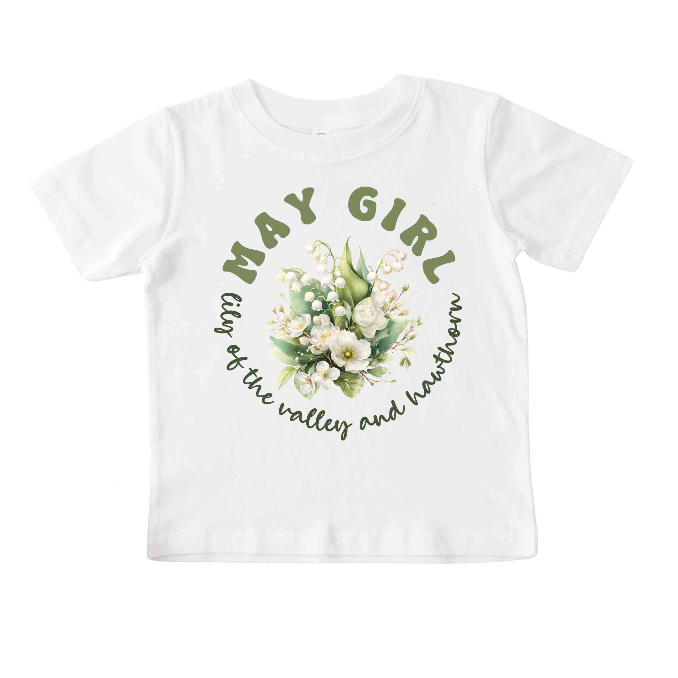 May Girl Birth Flowers (Bouquet) Tee - Toddlers